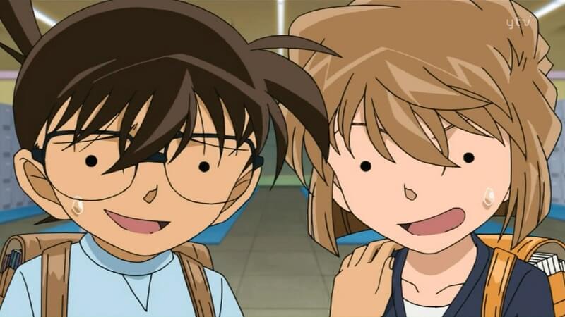 Haibara Ai và Conan (Kudo Shinichi)
