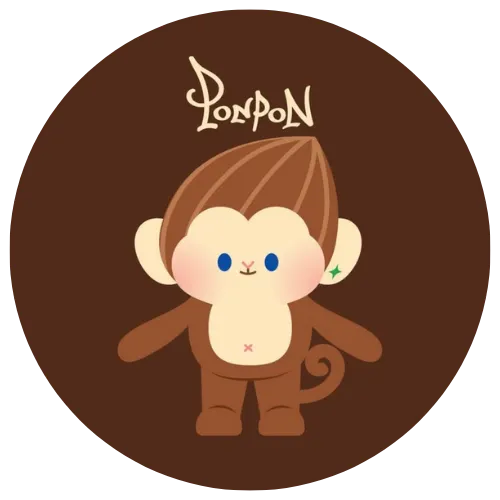 AlmondProgress mascot PONPON