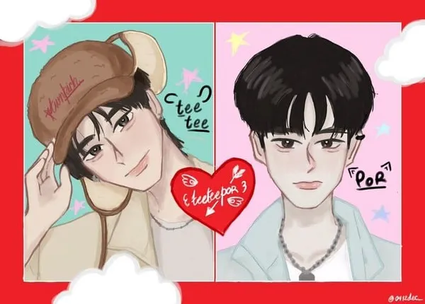 Fanart của couple TeeTeePor