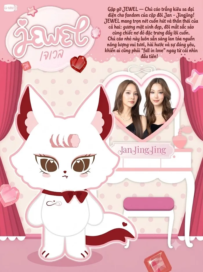 JanJingJing mascot chính thức ra mắt mang tên JEWEL