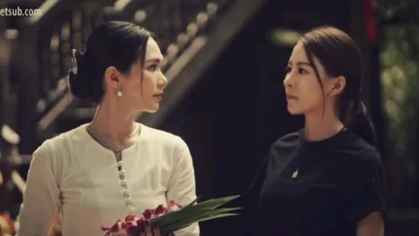 2 diễn viên chính trong poster Khom Khlang