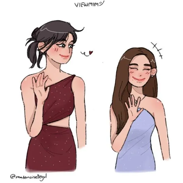 Cặp đôi ViewMim fanart sự kiện